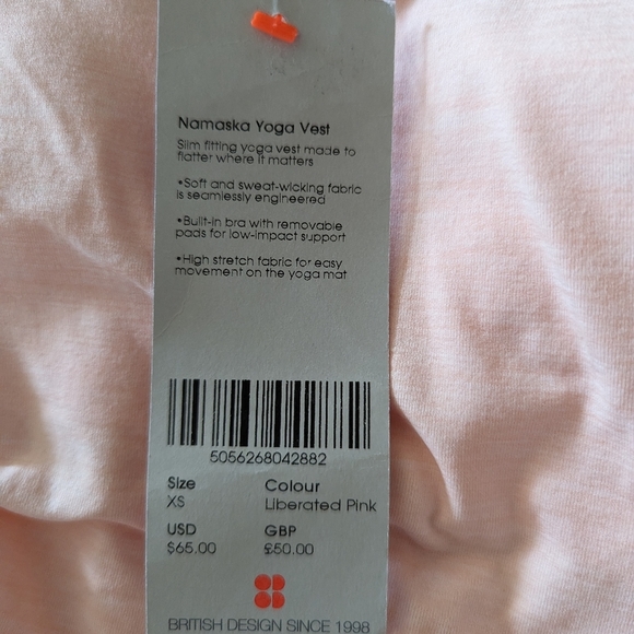 Sweaty Betty Namaska Yoga Vest - Picture 5 of 5
